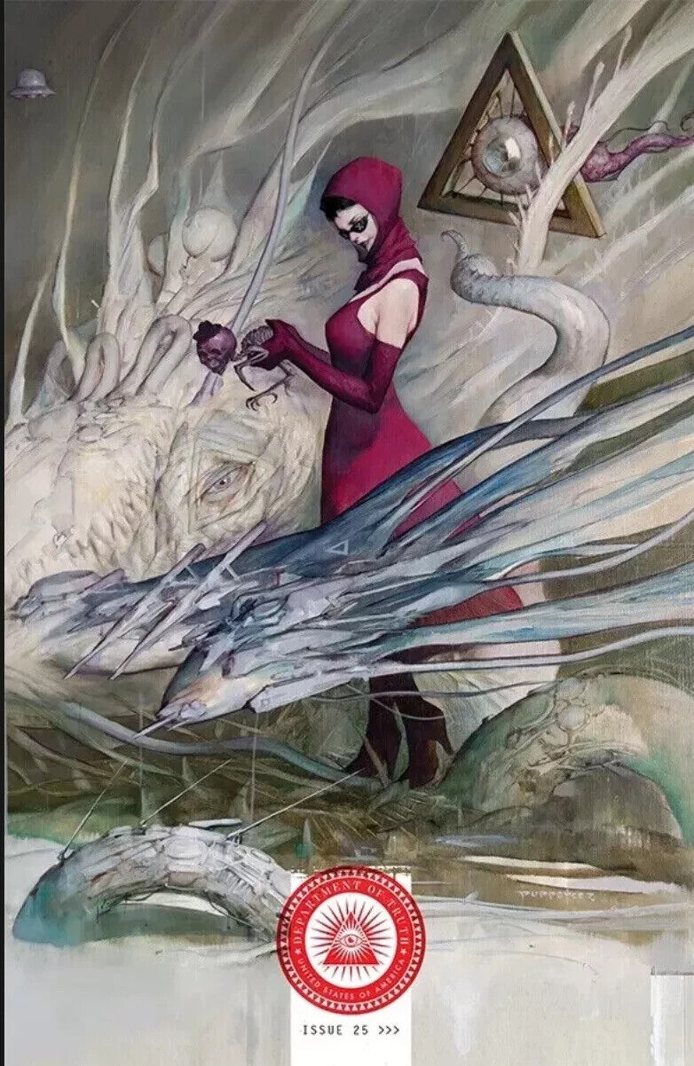 The Department of Truth #25 Puppeteer Lee Variant Cover E (2024)